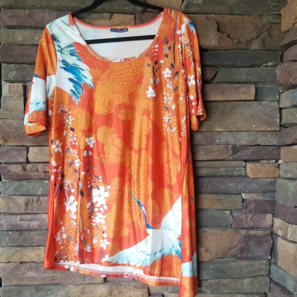 Asymmetrical Asian Feel Top